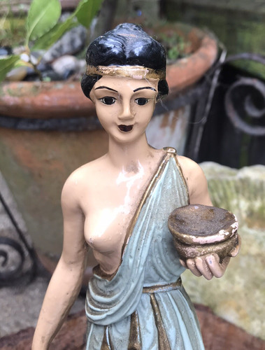 Statue antique victorian hebe - victorian,