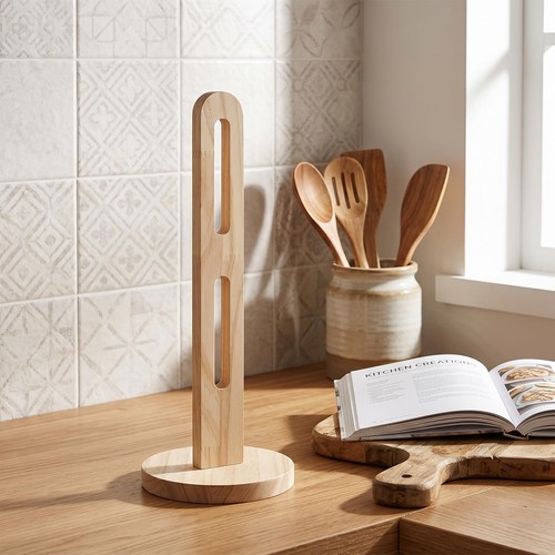 Kitchen roll holder wooden - roll,