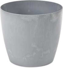 Round plant pot - plant, concrete