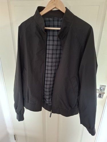 Uniqlo black harrington - harrington, jacket