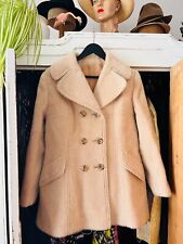 Vintage Fabulous 100% Mohair Coat Big Collar Sz 16