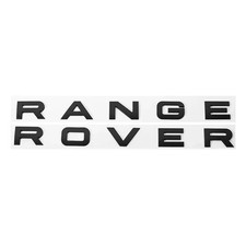 3D Gloss Black Hood & Tailgate Letters For Range Rover Sport/evoque Emblem UK