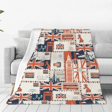 UK and London Theme Throw
