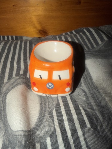 Camper van egg cup orange - cup,