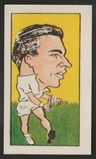 CLEVEDON-INTERNATIONAL SPORTING STARS 1960-#21- TENNIS - STANLEY MATTHEWS 