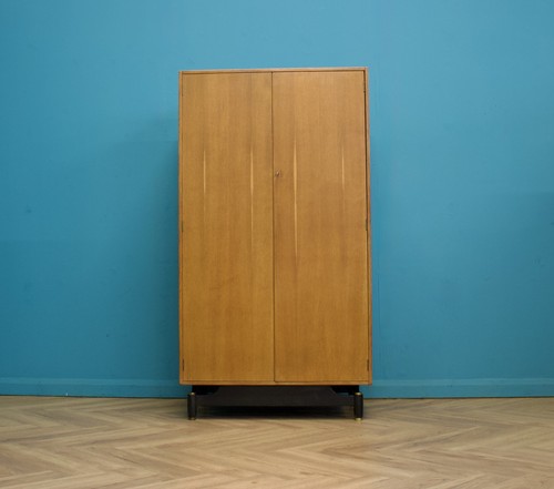 Mid century oak wardrobe - mid,
