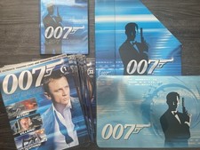 007 Spy Card James Bond Trading Cards 275 Set & Binder! With Tin! 33 Magazines!
