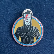 David Bowie  Metal & Enamel Pin badge art pins
