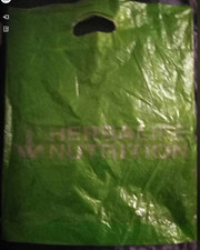 green Herbalife Nutrition plastic Bag health & wellness Nutrition brand souvenir
