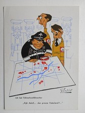 Ww2 military comic postcard - military,