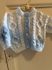 Brand New Hand Knitted White &