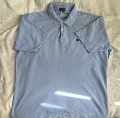 Burberry men blue cotton - men's,