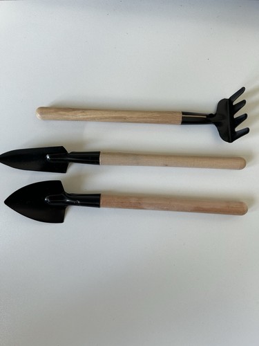 Miniature garden tool set - garden,