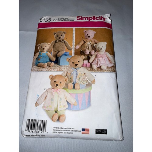 Simplicity 8155 stuffed - 8155,