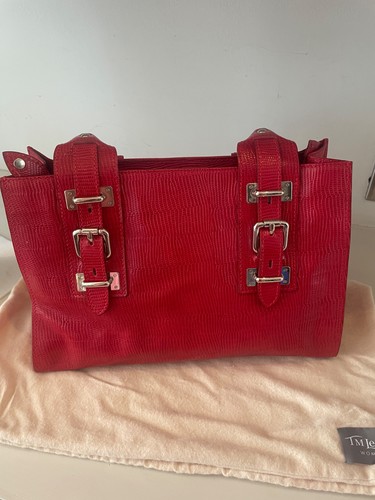 Lewin red snakeskin effect - tm,