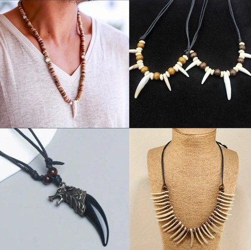 Unisex tribal style necklace - unisex,