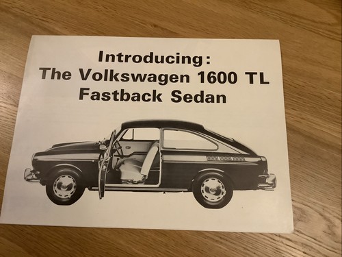 Volkswagen 1600 fastback - fastback, &