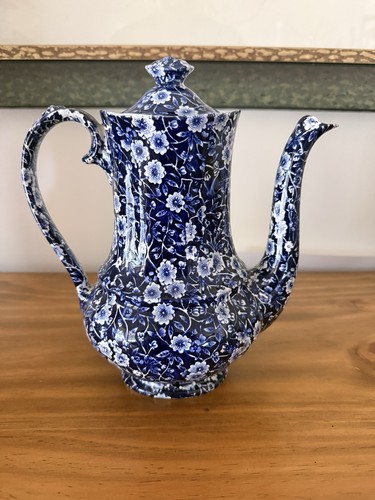 Crownford china calico - calico, blue