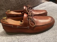 Orca Bay BNIB Mens Creek lace up Deck Shoes - EU 43.5 UK 9.5 Saddle - Brown