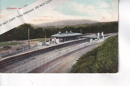 Inverkip railway station - railway,