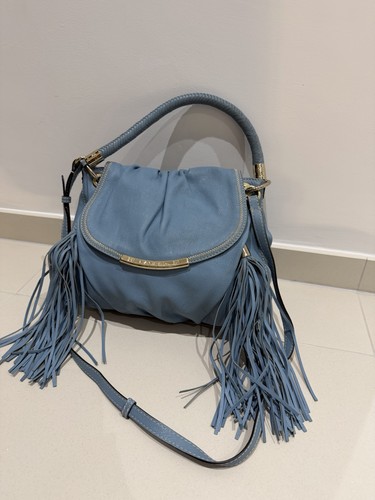 Lancel blue lambskin - lambskin, tassel