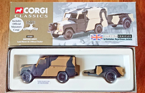 Corgi 07501 british army - army, land