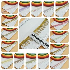 1 Yard Oval Shape Bead Fringe Bridal Saree Tassel Trim Curtain Edge Lace Sewon