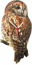 Tawny Owl Clock - Owl Clocks -