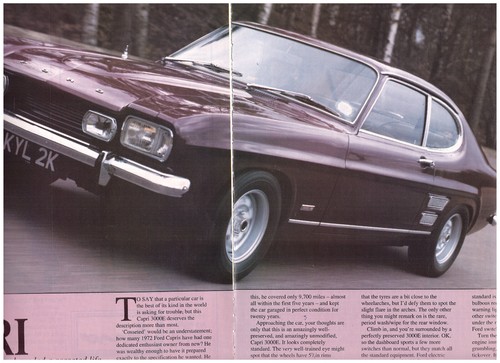 Lot ford capri - 3, coupe