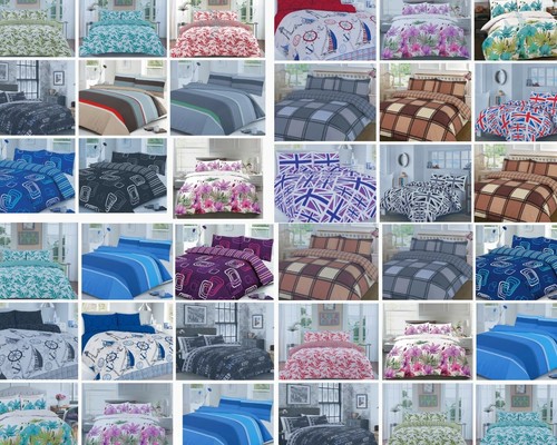Striped check duvet cover set - striped,