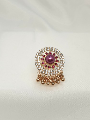 Pakistani gold plum pearl - plum,