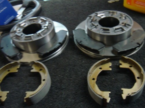 Front rear disc pads and - rear,