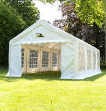 4m x 8m Gala Tent Marquee Elite PVC with Lining Fabric over £2700 new inc Extras