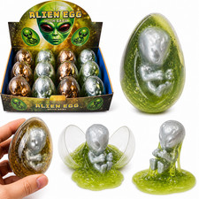 6x Large Space Alien Egg Baby