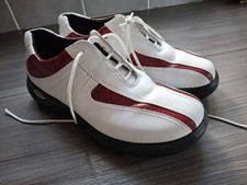 ECCO WOMENS WHITE & RED GOLF