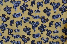 Lewin yellow silk ascot - t.m, /