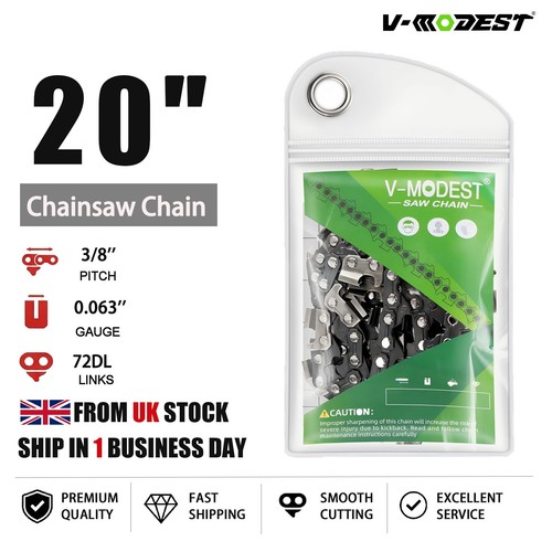 Full chisel chainsaw chain - 20",