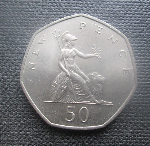 1970 britannia 50p fifty pence - 50p,
