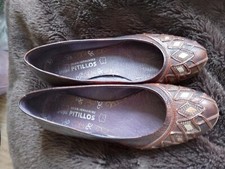 Pitillos Brown Leather Shoes