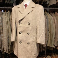 Vintage Mens 40s Over Coat
