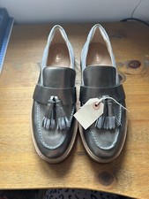 Metallic Clarks brogues never worn 6 