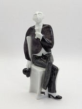 Meissen Germany Peter Strang Porcelain Art Deco Man Figurine / Sculpture