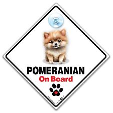 Pomeranian On Board Sign