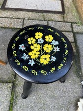 Vintage Hand Painted Milking