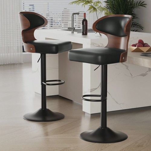 Leather swivel bar - 2x,