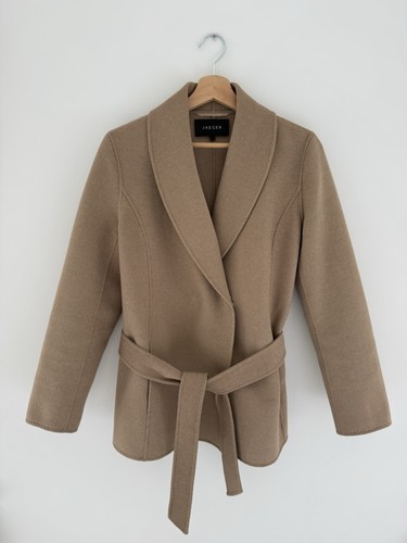 Jaeger beige wrap - wrap, coat