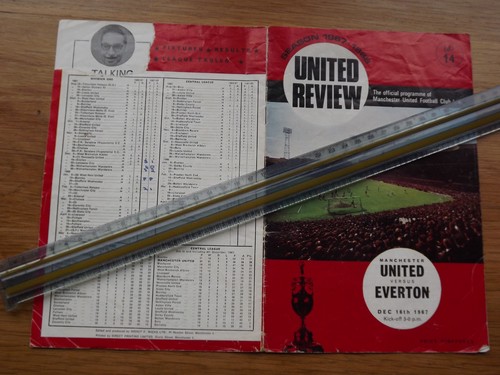 Vintage football programme - vintage, man