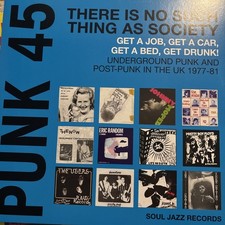 Various Artists : PUNK 45: There's No Such Thing As Society: Undergeround Punk