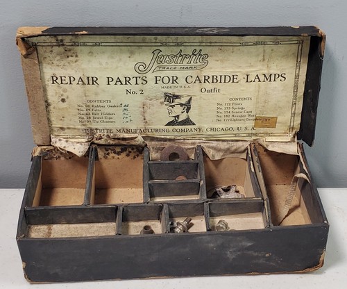 Justrite carbide lamp - no.,