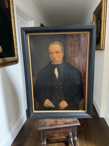 Large antique oil - large,